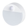 thumbnail image 1 of Yajisi Motion Sensor Wall Light Intelligent Cabinet Night Light Bedside Stair Lamp LED Automatic Induction Soft Glow for Hallway Kitchen Bedroom Battery Powered, Circle Shape, White Light, 1 Pack, 1 of 7