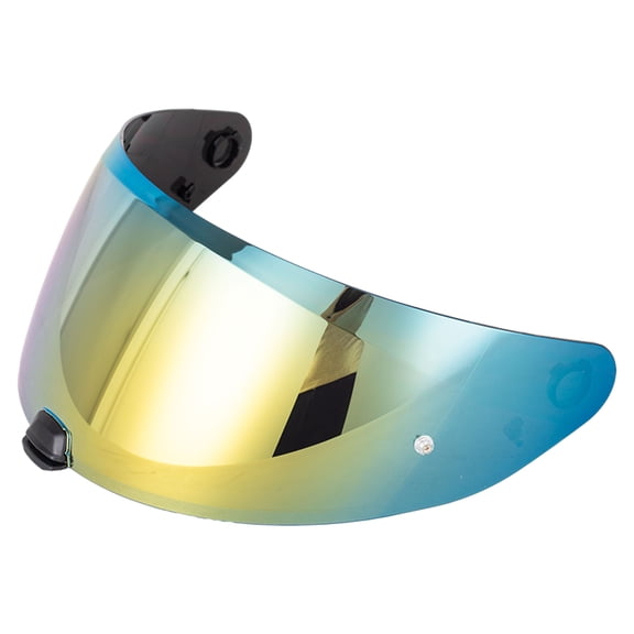 Yajisi Motorcycle Helmet Visor Replacement for HJC I70 I10 Series Full Face Shield, Anti-Scratch Windproof UV Protection PC Lens for Safe Riding, Gold