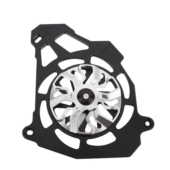 Yajisi Motorcycle Radiator Guard Aluminium Alloy Engine Cooling Water Tank Cover Grill Protection Replacement for YAMAHA NMAX155 NVX155 AEROX155 2016-2023 Silver 9 Pieces