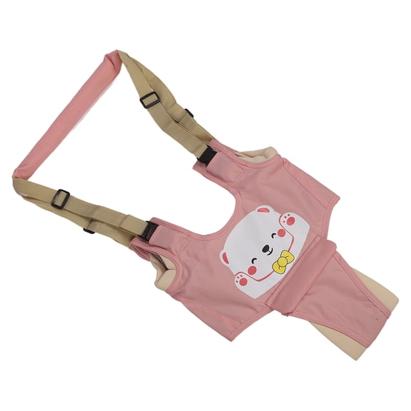 Yajisi Multi-Functional Baby Walking Harness with Upgraded Detachable Crotch Guard, Adjustable Handheld Toddler Assistant Belt for Infant Safety, Bear Design, Fits 22.8-26.8 inches / 58-68 cm Waist