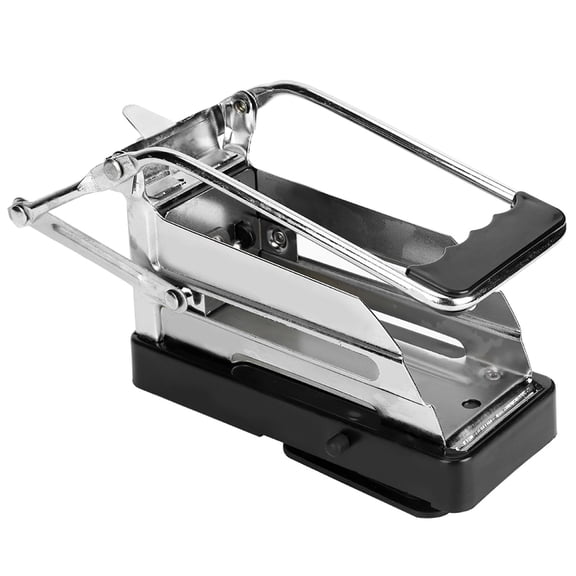 Yajisi MultiFunction French Fries Cutter Vegetable Shredder Potato Chip Cut Machine Black Stainless Steel Manual Slicer Kitchen Tool For Potatoes Carrots Cucumbers 5.3x9.4x3.9 Inches