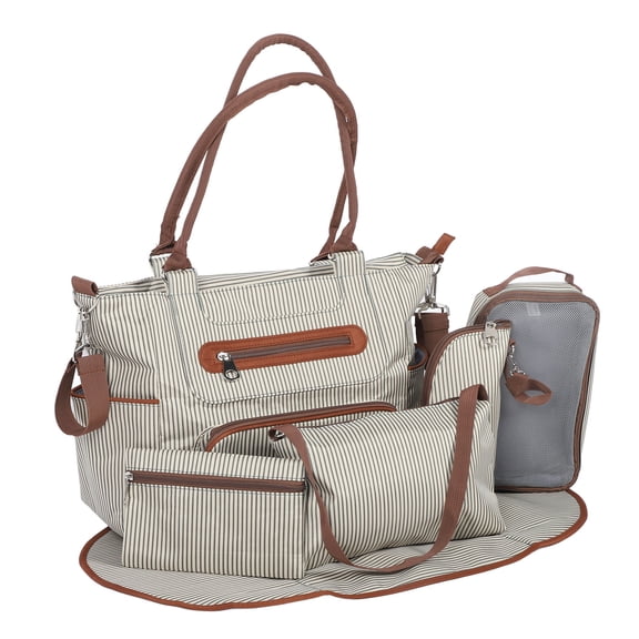Yajisi Multifunctional Diaper Bag Backpack Set for Mom Large Capacity Handbag with Urine Pad 18.9 inches / 48 cm Maternity Shoulder Bag Essential for Travel