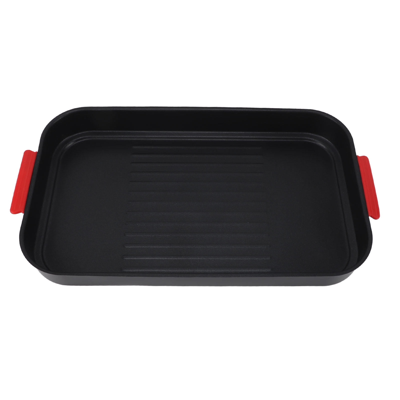 Yajisi Multifunctional Non-Stick BBQ Grill Pan, Fast Heating Barbecue Tray for Indoor & Outdoor Use - 18.1x10.2x2.8 Inches