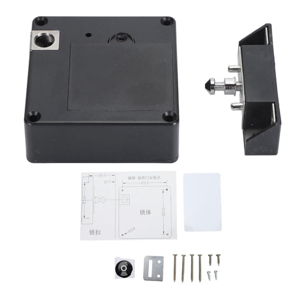 Yajisi NFC Hidden Lock Invisible CardSwipe Drawer & Cabinet Lock, NoPunch Installation, Secure Pantry & Closet