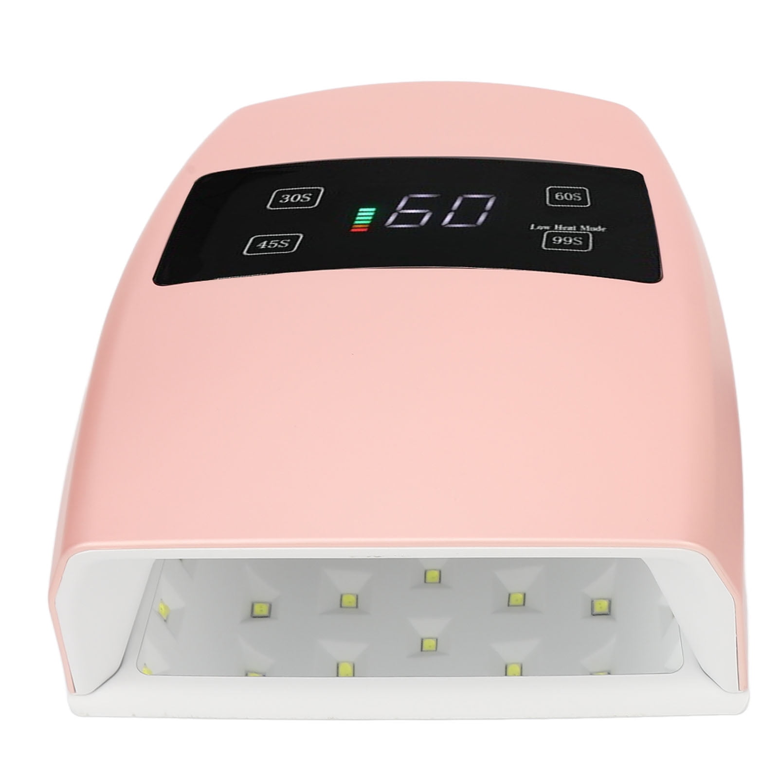 Yajisi Nail Lamp 96W Fast Drying Rechargeable Long Battery Life UV LED Nail Light 100-240V EU Plug White