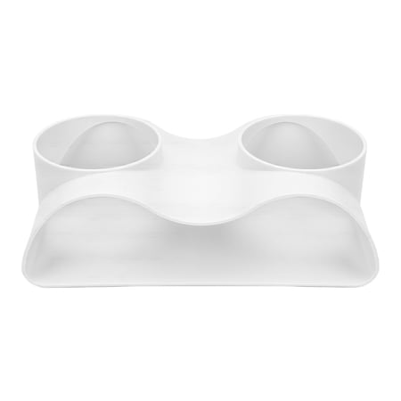 Yajisi Natural Double Hole Aquarium Underground Cave and Fish Tank Hideout Gravel Tunnel, White (6.9 x 3.5 x 2.2 inches / 17.5 x 8.8 x 5.7 cm)
