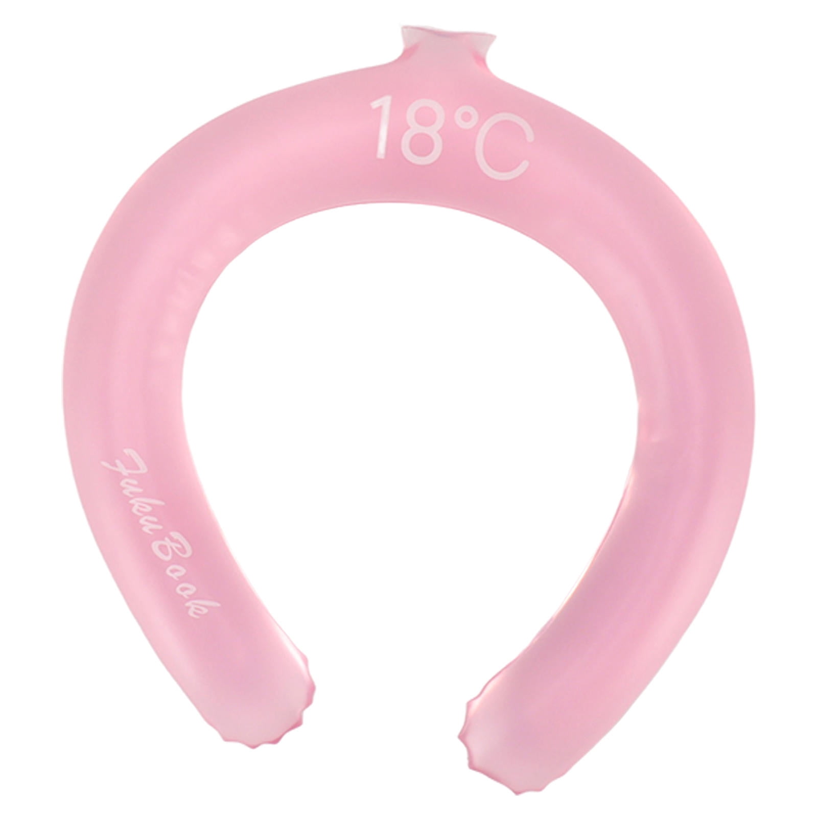 Yajisi Neck Cooling Tube, Reusable Hands-Free Wearable Neck Cooler Wrap, Lightweight Pink Cooling Neck Wrap for Summer Outdoor Sports, 7.09 x 6.69 x 1.18 in