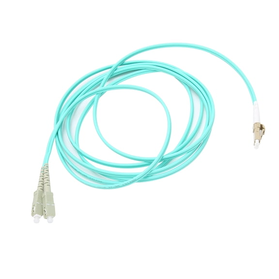 Yajisi Optical Cable LC UPC SC UPC MultiMode DualCore Optic Fibre 3 Meters / 118.11 inches Green