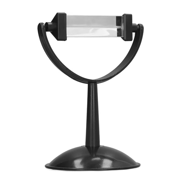 Yajisi Optical Glass Triangular Prism with Stand, 360 Degree Rotation Spectrum Teaching Tool, Photography Prism (8.27 inches / 21 cm)