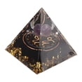 thumbnail image 1 of Yajisi Orgonite Pyramid Positive Energy Generator 2 inches / 5 cm Healing Crystal Chakra Meditation Zodiac Decor Figurine Knick-Knacks - Capricorn, 1 of 4