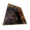 thumbnail image 1 of Yajisi Orgonite Pyramid Positive Energy Generator 2 inches / 5 cm Healing Crystal Chakra Meditation Zodiac Decor Figurine Knick-Knacks - Sagittarius, 1 of 4