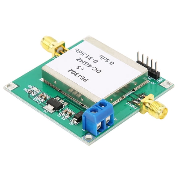 Yajisi PE4302 Digital RF Attenuator Module High Linearity 0.5dB Stepping 4000MHz 50 Ohm Shielded Case Anti-Reverse Protection Diode For Parallel And Serial Control Interface Modes