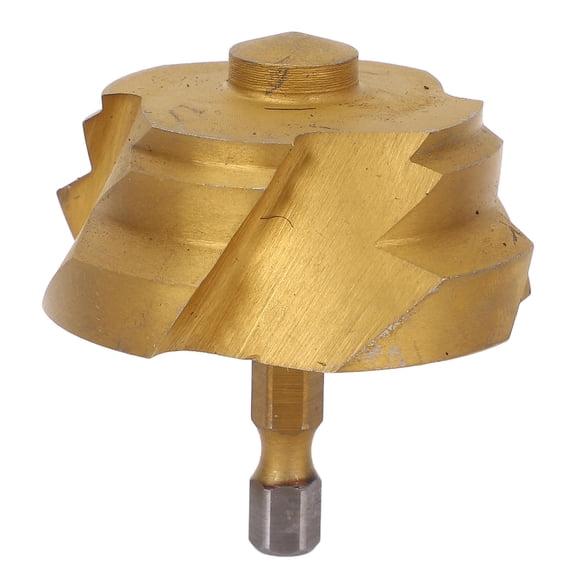 Yajisi PPR Lifting Drill Bit 50mm Hex Shank Pipe Reaming Tool  HighTemperature Quenched, Precise 90 Tip, Concentric Hole Expansion for Water Pipe Connection