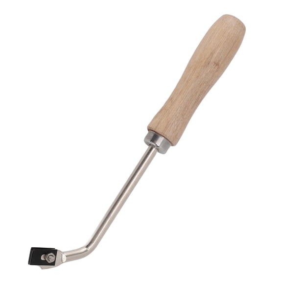 Yajisi PVC Floor Slotting Knife  BeechWood Handle, Steel Blades, 3Blade Set, Durable & Efficient Floor Grooving Tool