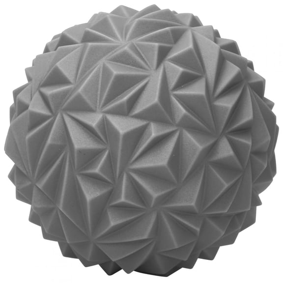 Yajisi PVC Semicircle Foot Massage Ball for Muscle Relaxation, Plantar Fasciitis Relief & Deep Tissue Yoga Massager, Silver, 6.7 in / 17 cm