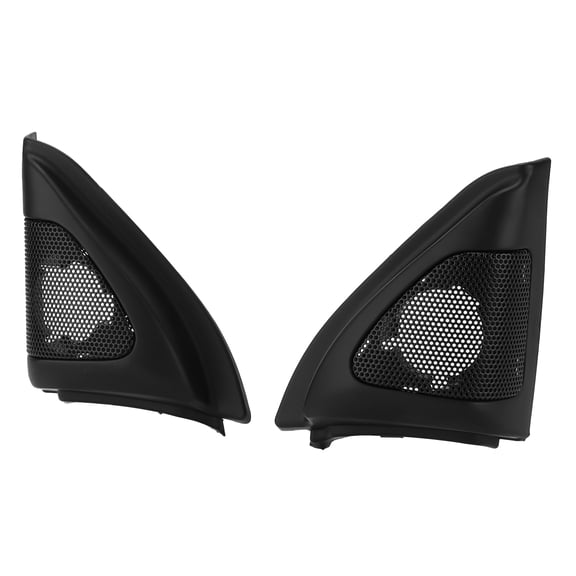 Yajisi Pair Car Door Speaker Cover Audio Tweeter Trim Black Replacement for Toyota Corolla 2003-2006, 2 Pieces, Durable ABS Material, Easy Installation, Automotive Door Panel Accessory
