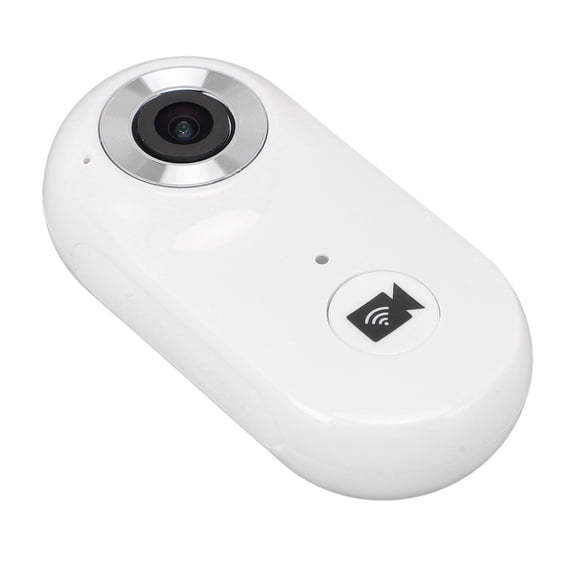 Yajisi Pet Collar Camera 1080P HD 2.4G Wireless Wearable Video Recorder for Dogs Cats Mini Action Cam with WiFi App Control Loop Recording Outdoor Vlogging White 3.93 inches / 10 cm