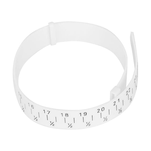 Yajisi Plastic Gauge Sizer Jewelry Bracelet Bangle Measure Wrist Size Tool Measuring Ruler For Women And Men Standard Sizes Lightweight Accurate Easy To Read Measurement Band 10 inches / 25.4 cm