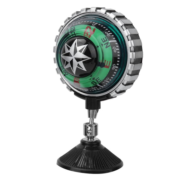 Yajisi Plastic Portable Car Compass Guide Ball, Outdoor Navigation Tool and Vehicle Decoration