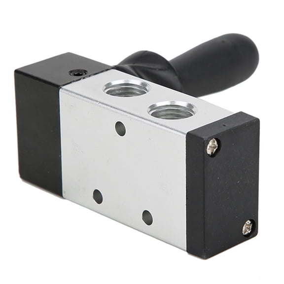 Yajisi Pneumatic Manual Control Valve, 5 Port 2 Position Hand Lever Air Flow Control Valve 4H210-08, High Hardness Alloy Directional Valve for Industrial Systems (10 inches / 25.4 cm)