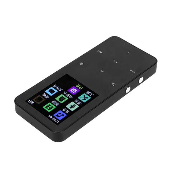 Yajisi Portable Bluetooth MP3 Player 32GB Metal HiFi Music Player with Dictionary and Recording, Black