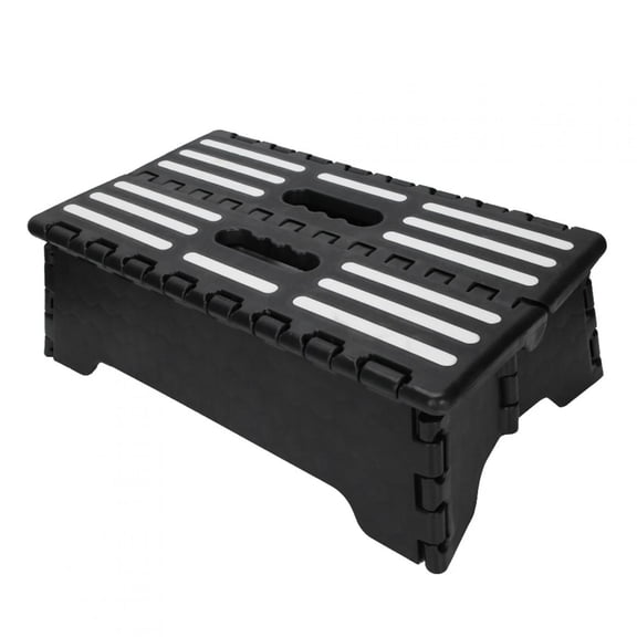 Yajisi Portable Folding Step Stool Outdoor Non-Slip Elderly Assistant Stepping Stool Tool 15 inches / 38.1 cm Plastic Platform for Car, Kitchen, Bathroom and Stair Support