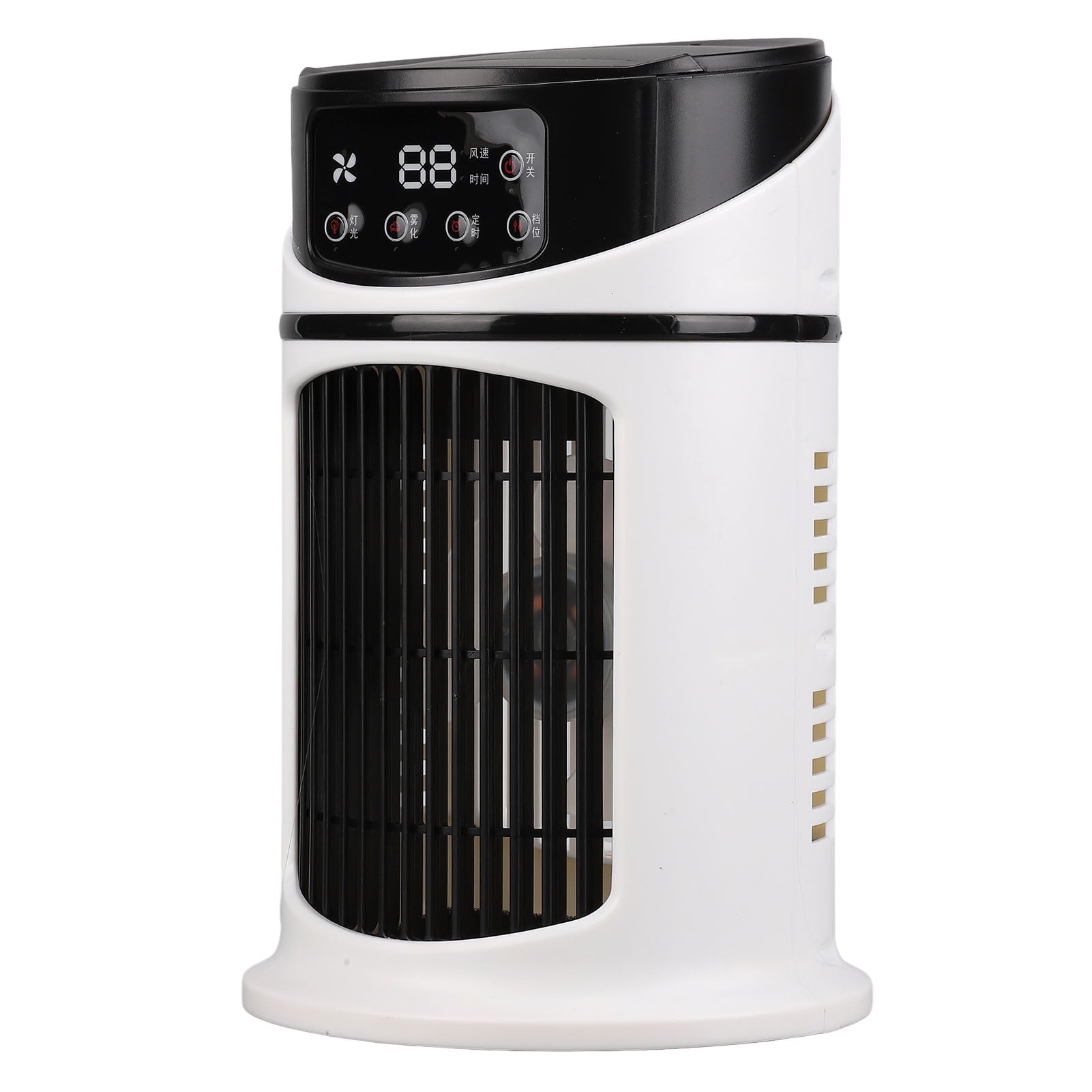 Yajisi Portable Mini Air Conditioner Mobile Multifunction Evaporative Space Cooler Fan with 300ml Water Tank (10.14 oz), Personal Water Cooling System for Office Desk, Home Bedroom, and Dorm Room