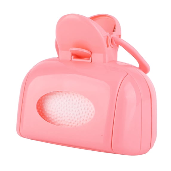 Yajisi Portable Pooper Scooper with Storage Case – Lightweight PP Bag, Large Capacity, Easy‑Handle, Eco‑Friendly Dog Waste Picker (Pink)