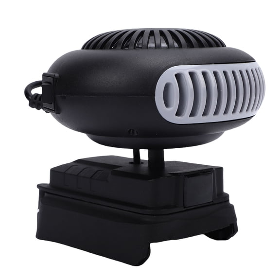 Yajisi Portable Space Heater Cordless Battery Powered Electric Small Heater for Indoor, 170W Dual Gear Thermal Adjust, Compatible with Milwaukee 18V & DeWalt 20V Lithium-Ion Battery (14x14x14 Inches)