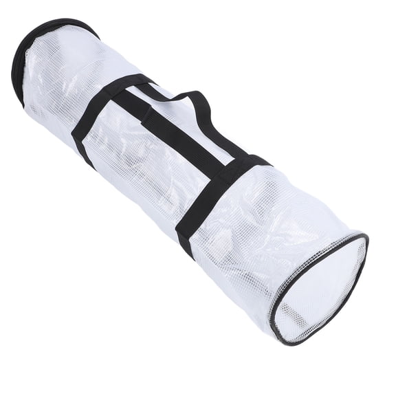 Yajisi Portable Wrapping Paper Storage Bag Organizer, Large Capacity Clear Present Wrap Container, Waterproof and Dustproof Foldable Holiday Gift Wrap Holder Set for Christmas (31.5 inches / 80 cm)