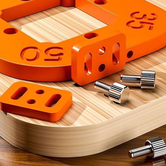 Yajisi Precision Corner Radius Jig R30 to R50, HighAccuracy Woodworking Template for Router Tables and Edge Tools