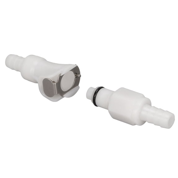 Yajisi Premium Computer Water Cooling Quick Connector Two Ends Disconnected POM Material 9.25mm 0.36in Outer Diameter 85mm 3.3in Length for PC Custom Liquid Cooling Heat Sinks