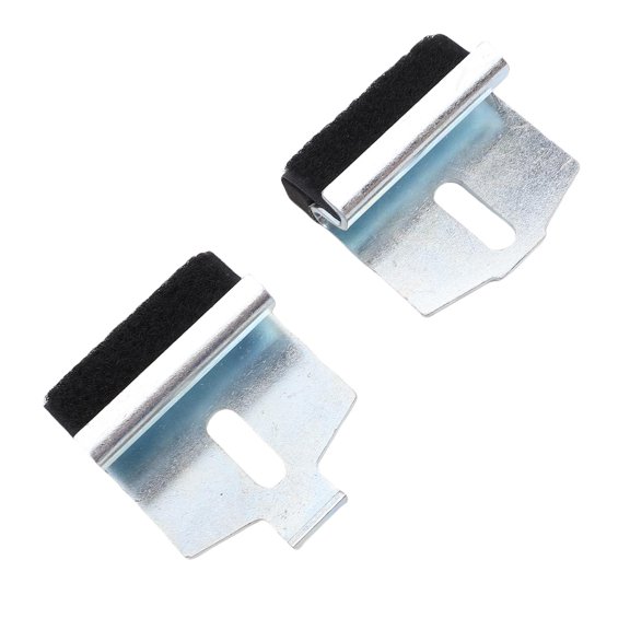 Yajisi Premium Front Left Right Door Window Guide Stabilizers Rail Brackets High Strength Metal Rust-Proof Automotive Glass Felt Stabilizer Bracket Replacement Set (5.9x3.9x1.2 inches / 15x10x3 cm)