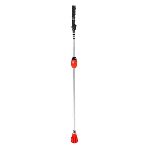 Yajisi Premium Golf Swing Trainer for Adults, 43.3-Inch / 110cm Flexible Warm-Up Stick, Adjustable Force Practicing Equipment, Red Alignment Training Aid for Improving Tempo & Wrist Strength