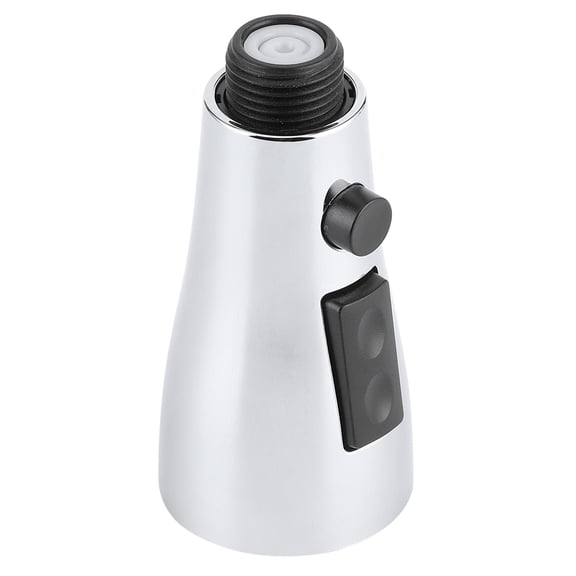 Yajisi Premium Pull Out Faucet Sprayer Head Replacement G1/2 Thread 3 Functions Electroplating Nozzle for Kitchen Sink Basin Faucet Accessory, 3.8 x 1.8 inches / 9.7 x 4.6 cm
