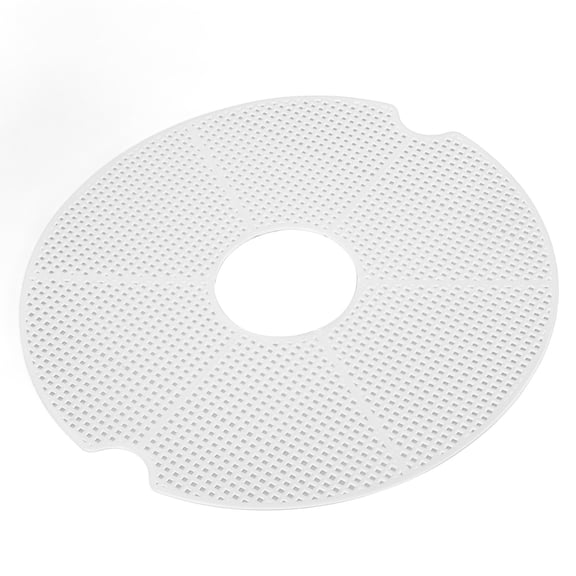Yajisi Premium Silicone Food Dehydrator Dryer Net Sheets Non-Stick Leakage Proof Fruit Plate Mesh Tray Mat Replacement for Nesco FD660 (11.8 inches / 30.0 cm)
