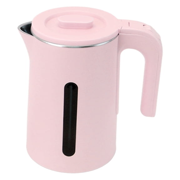 Yajisi Premium Stainless Steel Electric Kettle Double Layers 2000W High Power 2L (0.5 Gallons) Hot Water Boiler Automatic Shut-Off Protection Pink 9.45 inches / 24 cm Kitchen Essential