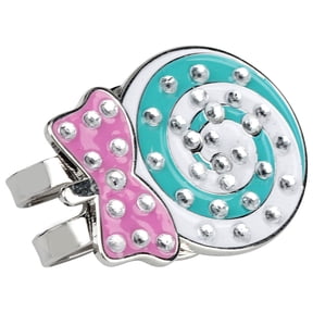 Yajisi Premium Stainless Steel Magnetic Golf Ball Marker with Durable Hat Clip, Lollipop Design Sparkling Rhinestone Golf Accessory for Men Women Golfers 13.00x6.00x2.00 cm / 5.12x2.36x0.79 in