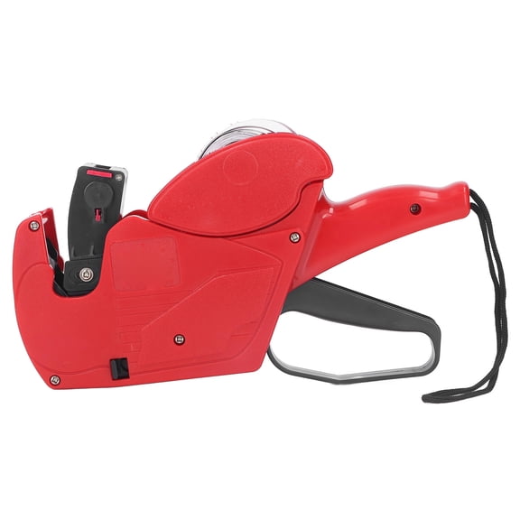 Yajisi Price Labeling Machine 8 Marking Digits Portable Price Tag Device for Store Factory Warehouse Red 9.06 inches / 23.00 cm