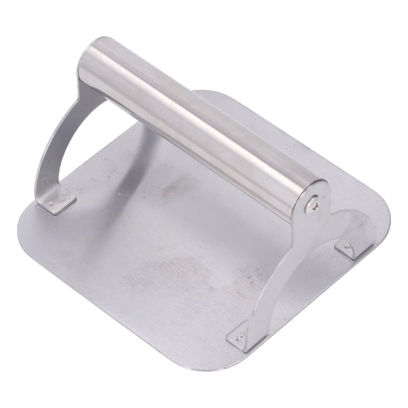 Yajisi Professional Stainless Steel Meat Press 14CM Square Burger Press for Grilling, Non-Stick Smashed Burger Maker (5.5 inches / 14 cm) Smoke Free Kitchen Tool for Outdoor BBQ Patty Making