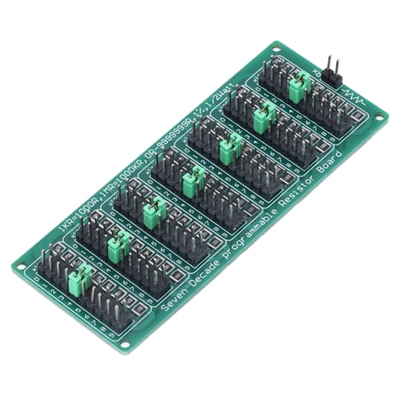 Yajisi Programmable Resistor Board 0R-9999999R Adjustable Resistance Module AC200V 1/2W for Electronics Experiment Precision 1 Ohm Per Step Step Resistor Board