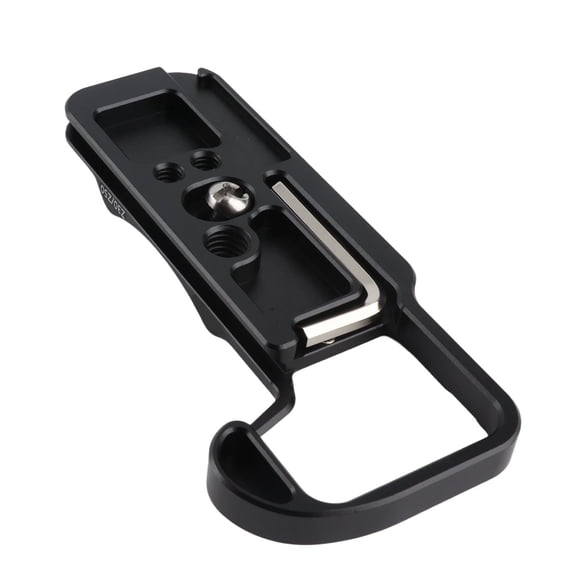 Yajisi Quick Release Camcorder Plate Aluminum Alloy Camera Quick Loading Expansion Mounting Base Stand for Nikon Z30 with 1/4 and 3/8 Screw Holes L Shaped Hexagonal Wrench (17cm / 6.69in)