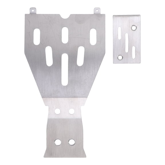 Yajisi RC Chassis Protective Plate Stainless Steel Guard Plate for 1/10 Traxxas Ford F-150 Raptor Car Model Replacement Parts Armor Plate 7.87 inches / 20 cm Length