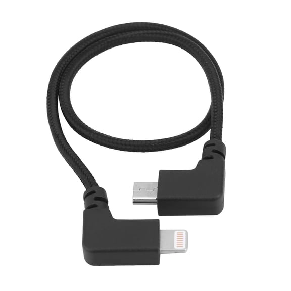 Yajisi RC Line Cable Micro USB to Drone Remote Controller for DJI MAVIC PRO/AIR/SPARK, IOS Compatible, 11.4 inches / 29 cm, Black