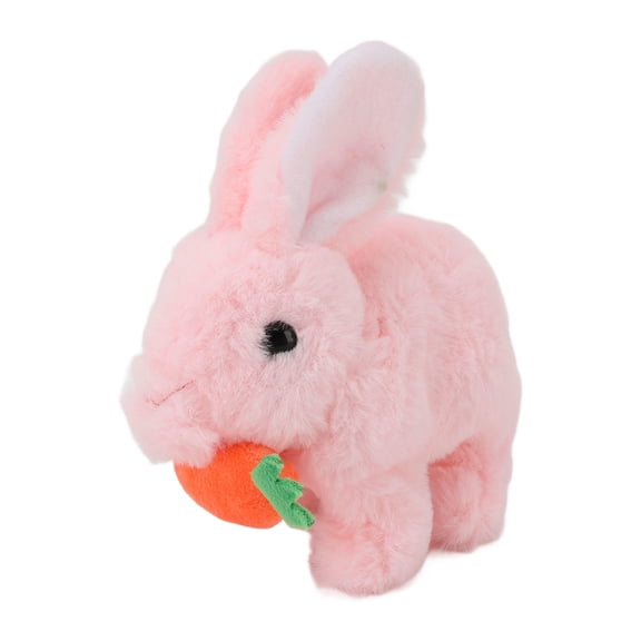 Yajisi Realistic Bunny Plush Toy – Interactive Hopping Rabbit with Sound, Wiggle Ears, Portable & Gift‑Ready