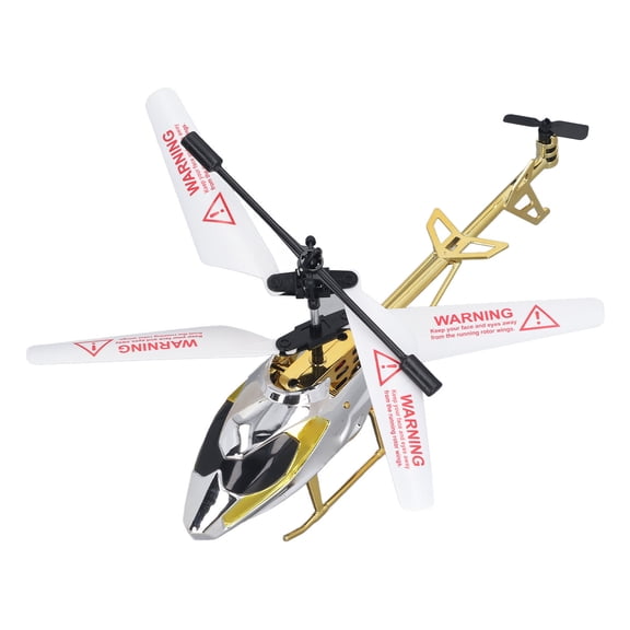 Yajisi Remote Control Aircraft Toy 2.5 Channel Drop Resistance Alloy Electric RC Helicopter with LED Lights, Silver (8.27 inches / 21 cm)