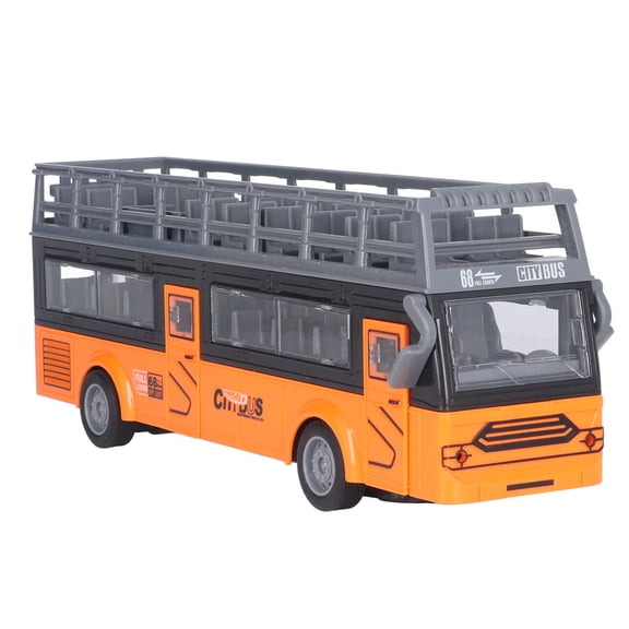 Yajisi Remote Control Bus Electronic 4 Channels Opening Doors Acceleration Function RC Double Decker Bus QH204 9 Sightseeing Bus, 11 inches / 28 cm [cite: 23]