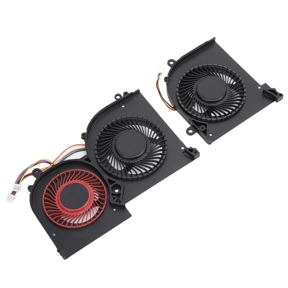 Yajisi Replacement CPU GPU Cooling Fan for MSI GS65 GS65VR Stealth 8SE 8SF 8SG Thin 8RE 8RF Laptop Series, 5V DC 0.5A 4-Pin Power Connection with Repair Screwdrivers Pry Tools and Thermal Grease