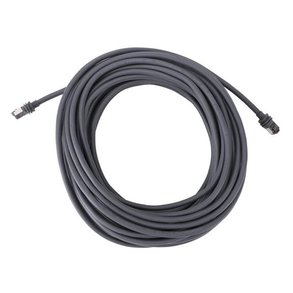 Yajisi Replacement Cable for Starlink Gen3 V3, IP68 Waterproof 1200Mbps High Speed Rectangular Satellite Extension Cord with 20 Cable Clips, 100 ft / 30.5 m
