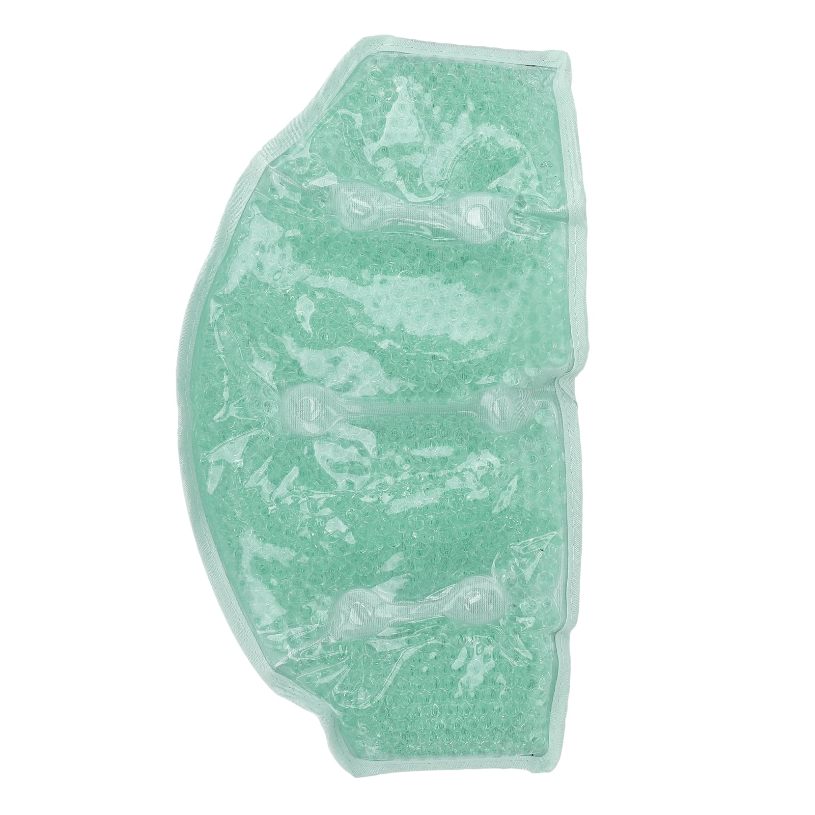 Yajisi Reusable Gel Bead Neck Wrap for Pain Relief, Hot Cold Compress Therapy Cooling Neck Pack, Green (11 x 6.7 inches / 28 x 17 cm)